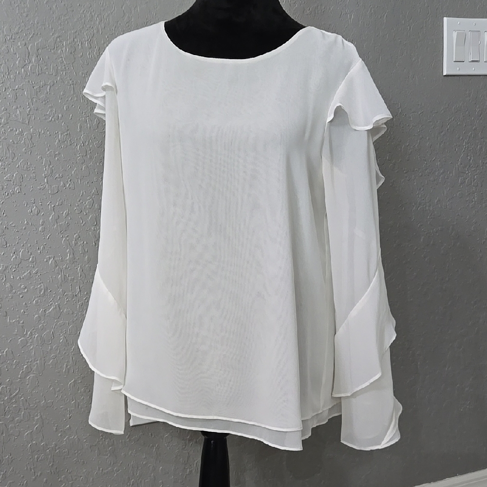Elegant White Women's Top